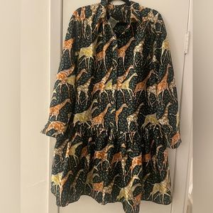 J. Crew Giraffe Print Dress
